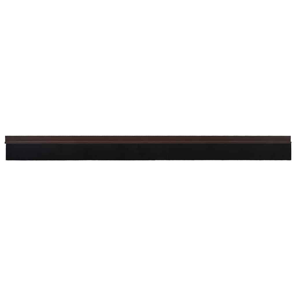 Spazzole per porte autoadesive 12 pcs Marrone 100 cm