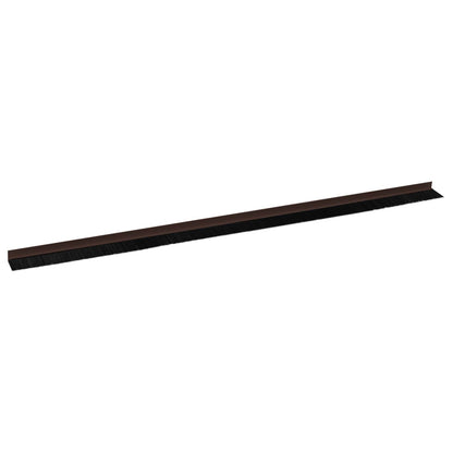 Spazzole per porte autoadesive 2 pcs Marrone 100 cm | homemem39