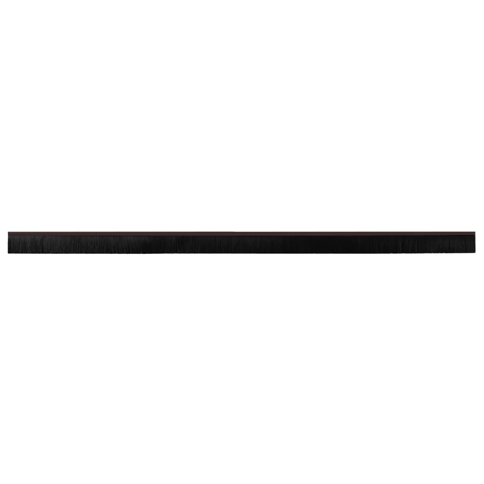 Spazzole per porte autoadesive 2 pcs Marrone 100 cm | homemem39