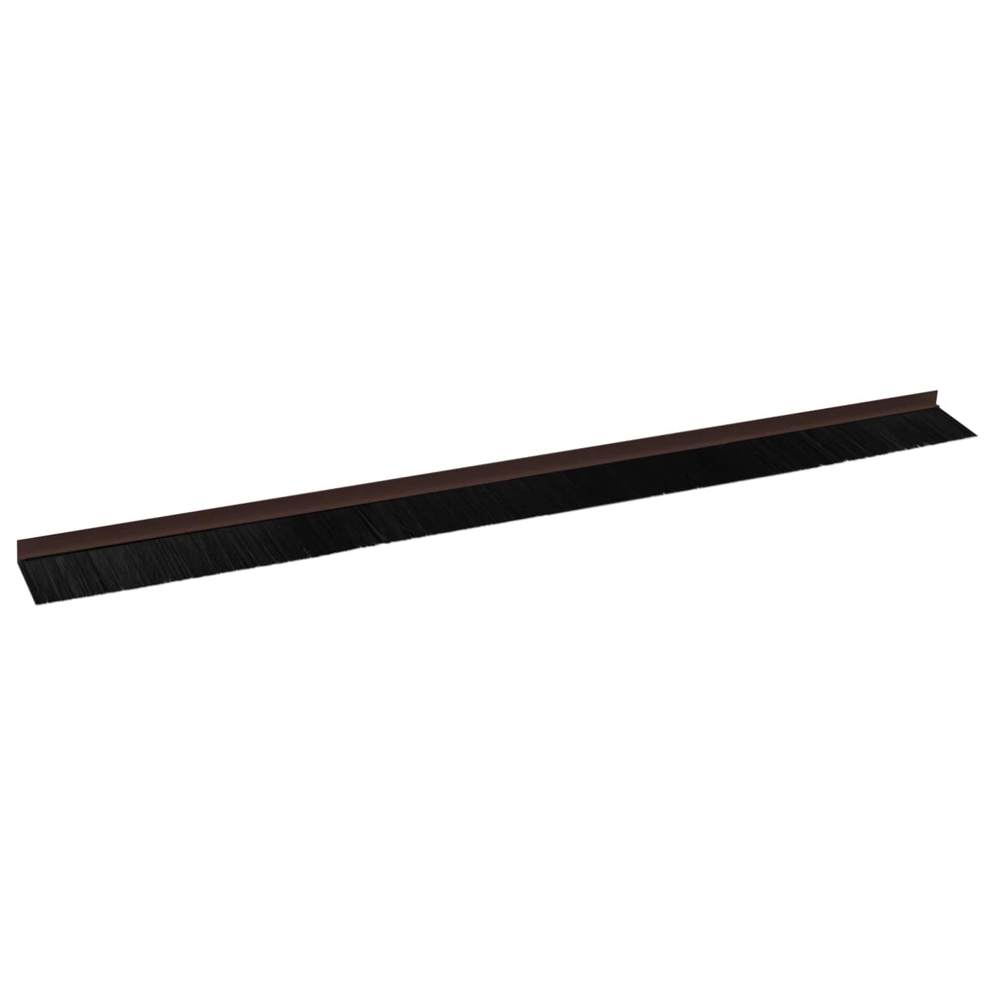 Spazzole per porte autoadesive 2 pcs Marrone 100 cm | homemem39