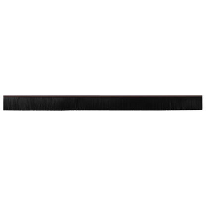 Spazzole per porte autoadesive 2 pcs Marrone 100 cm