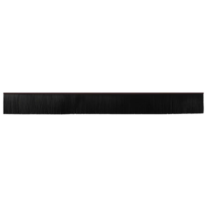 Spazzole per porte autoadesive 2 pcs Marrone 100 cm | homemem39