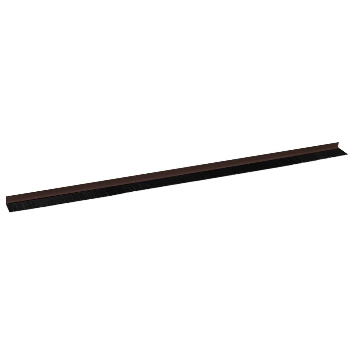 Spazzole per porte autoadesive 6 pcs Marrone 100 cm | homemem39