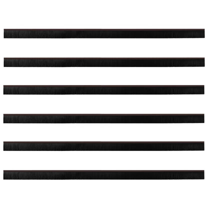 Spazzole per porte autoadesive 6 pcs Marrone 100 cm | homemem39