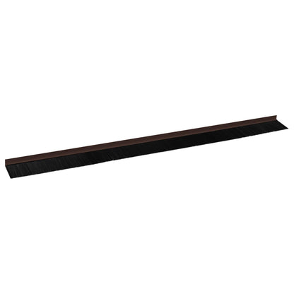 Spazzole per porte autoadesive 6 pcs Marrone 100 cm