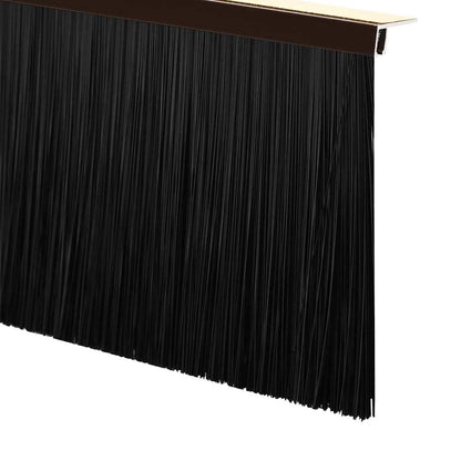 Spazzole per porte autoadesive 6 pcs Marrone 100 cm | homemem39