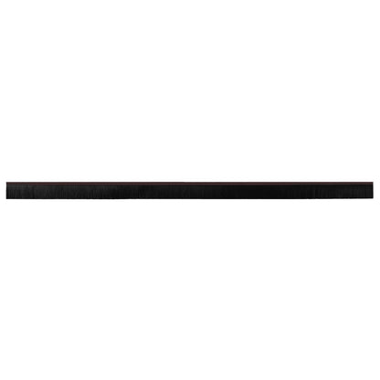Spazzole per porte autoadesive 12 pcs Marrone 100 cm | homemem39