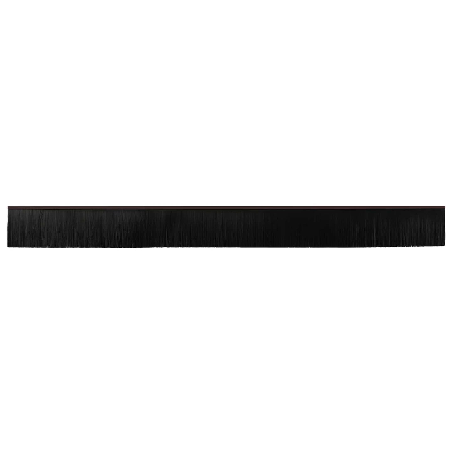 Spazzole per porte autoadesive 12 pcs Marrone 100 cm | homemem39