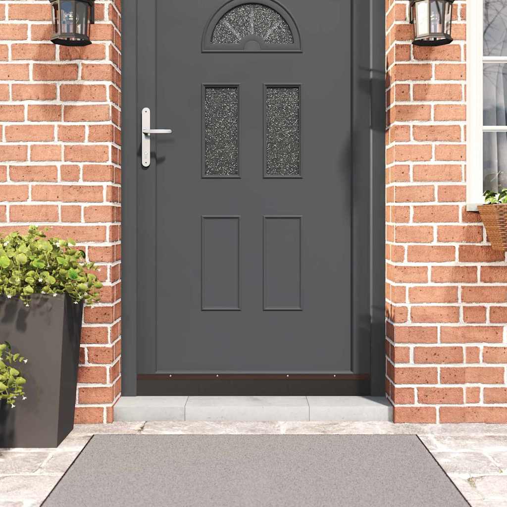 Spazzole per porte a vite 2 pcs Marrone 100 cm | homemem39