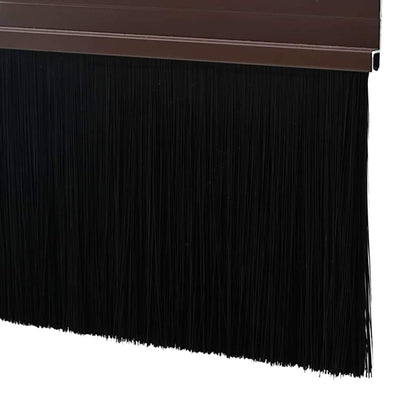Spazzole per porte a vite 6 pcs Marrone 100 cm | homemem39