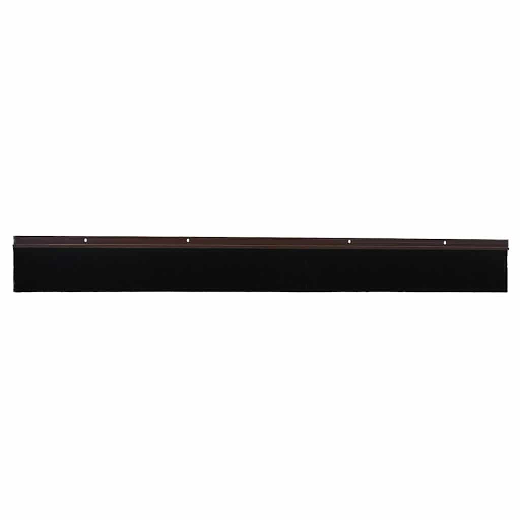 Spazzole per porte a vite 6 pcs Marrone 100 cm