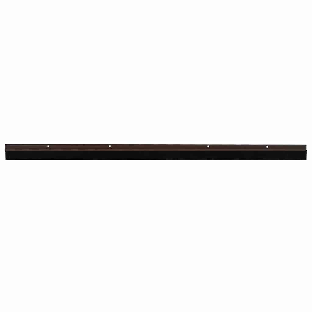 Spazzole per porte a vite 12 pcs Marrone 100 cm | homemem39