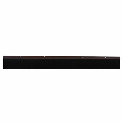 Spazzole per porte a vite 12 pcs Marrone 100 cm