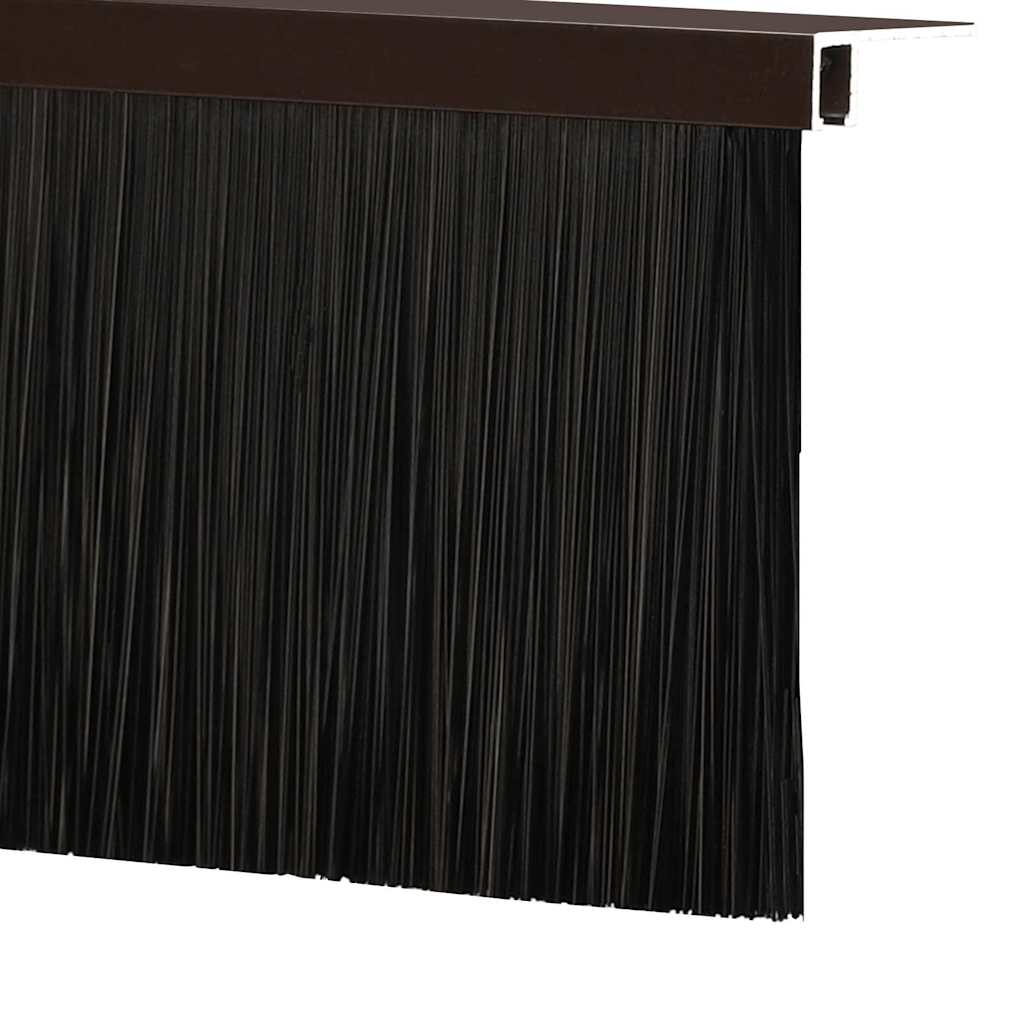 Spazzole per porte a vite 2 pcs Marrone 100 cm | homemem39