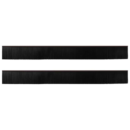 Spazzole per porte a vite 2 pcs Marrone 100 cm