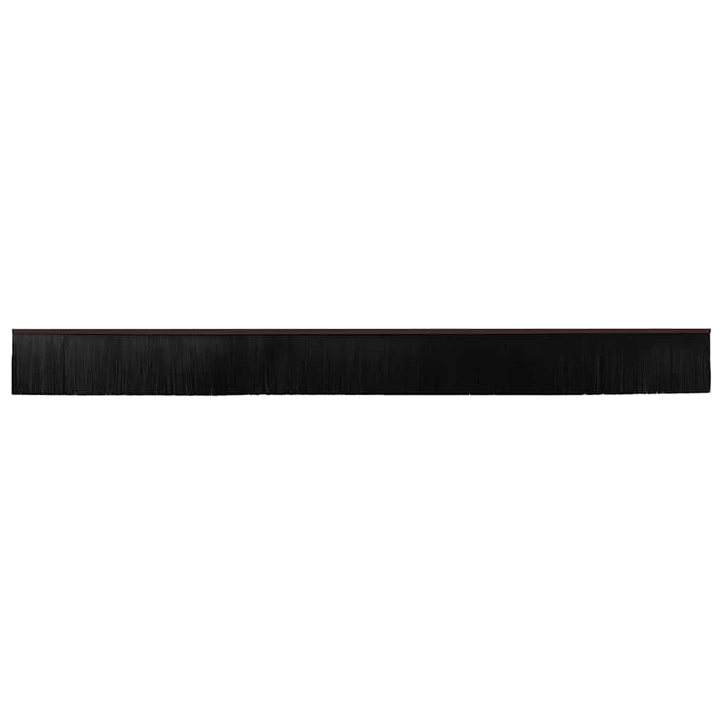Spazzole per porte a vite 12 pcs Marrone 100 cm | homemem39
