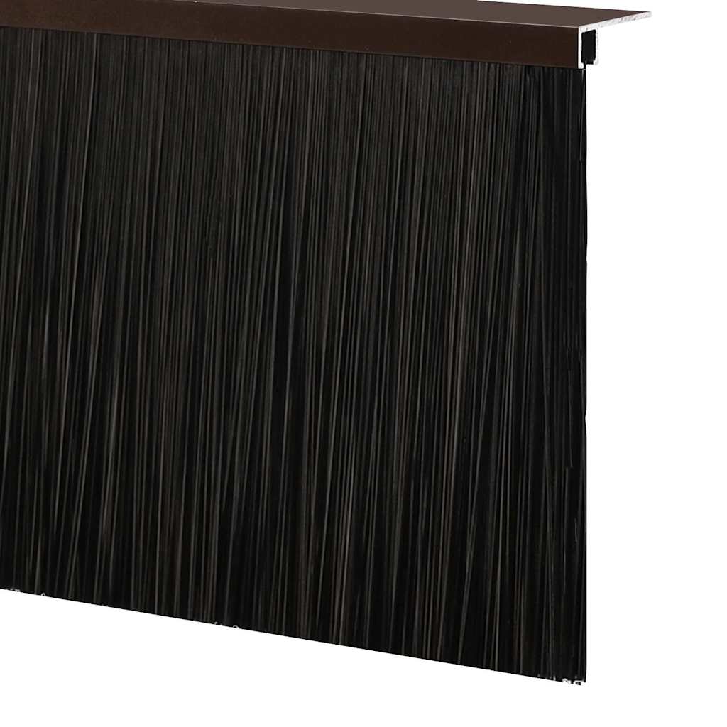Spazzole per porte a vite 12 pcs Marrone 100 cm | homemem39