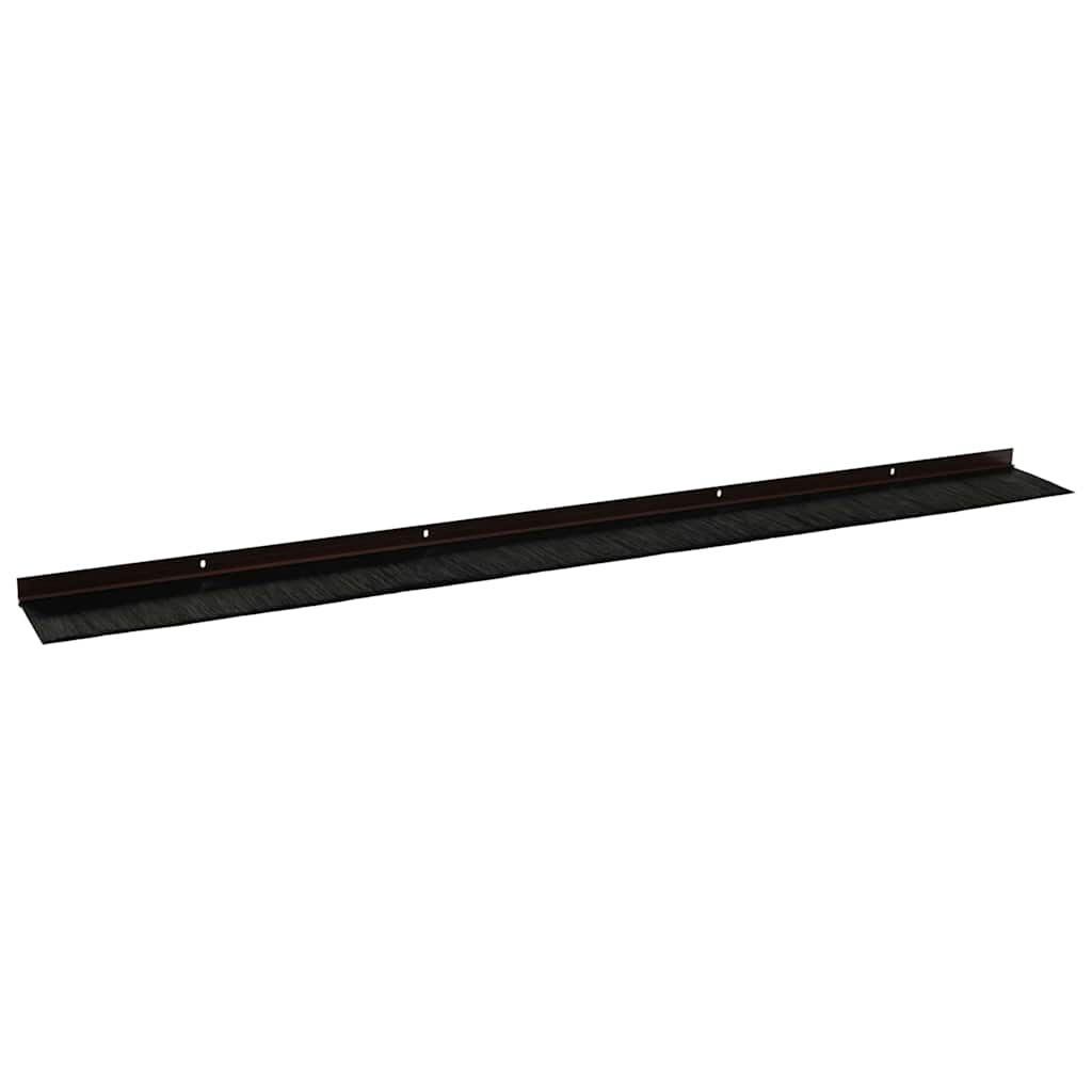 Spazzole per porte a vite 12 pcs Marrone 100 cm | homemem39