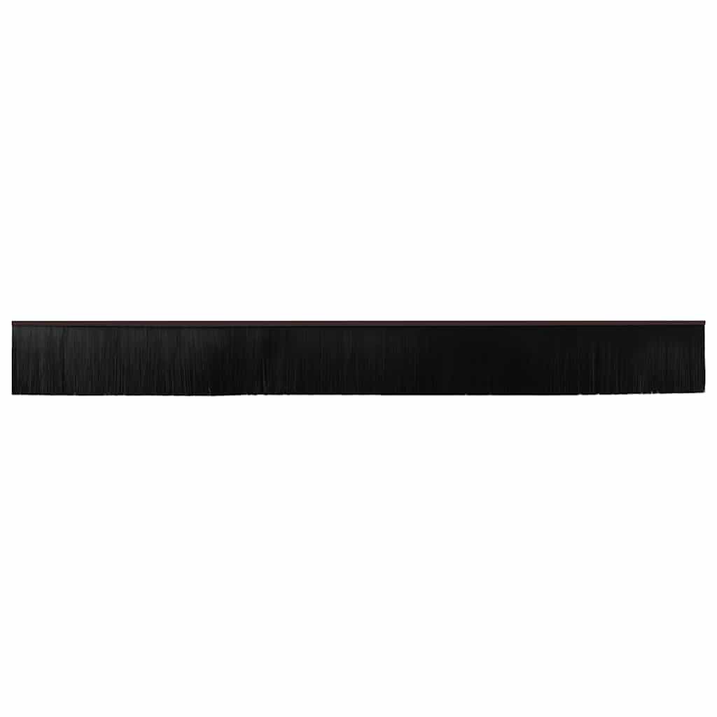 Spazzole per porte a vite 12 pcs Marrone 100 cm