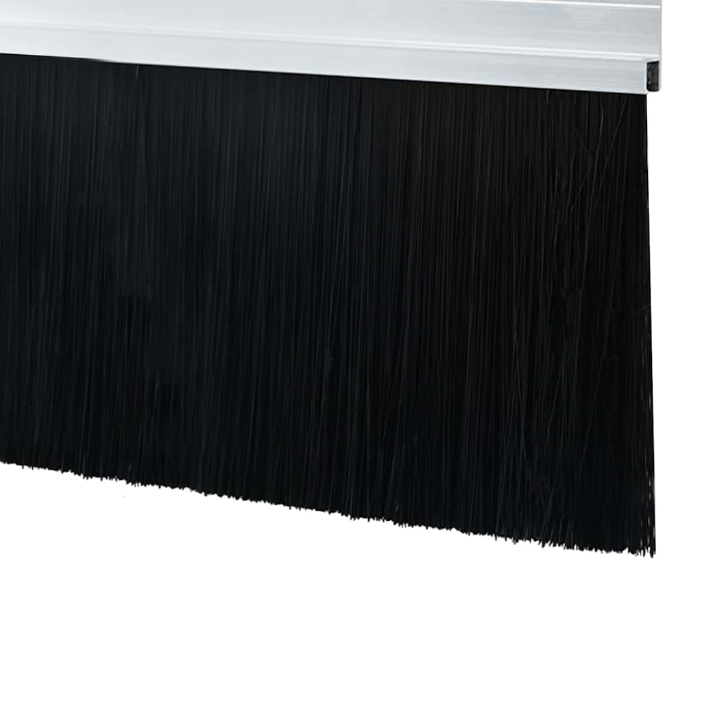 Spazzole per porte autoadesive 2 pcs Argento 100 cm | homemem39