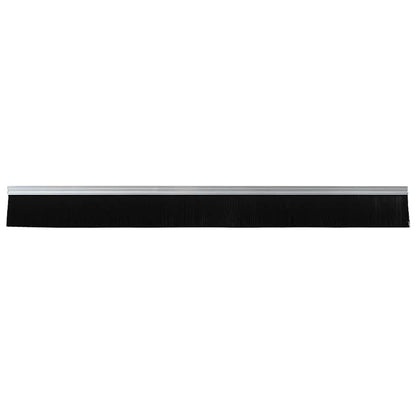 Spazzole per porte autoadesive 2 pcs Argento 100 cm | homemem39
