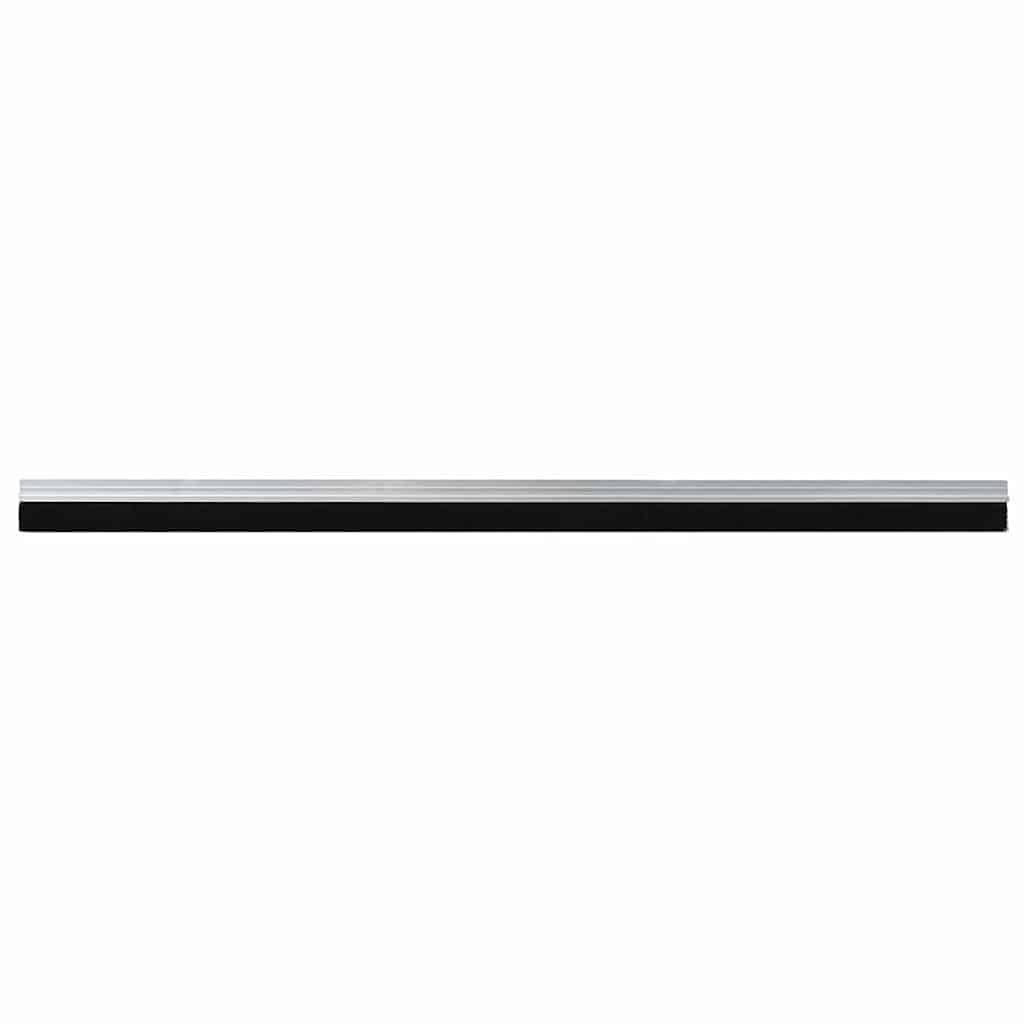 Spazzole per porte autoadesive 12 pcs Argento 100 cm