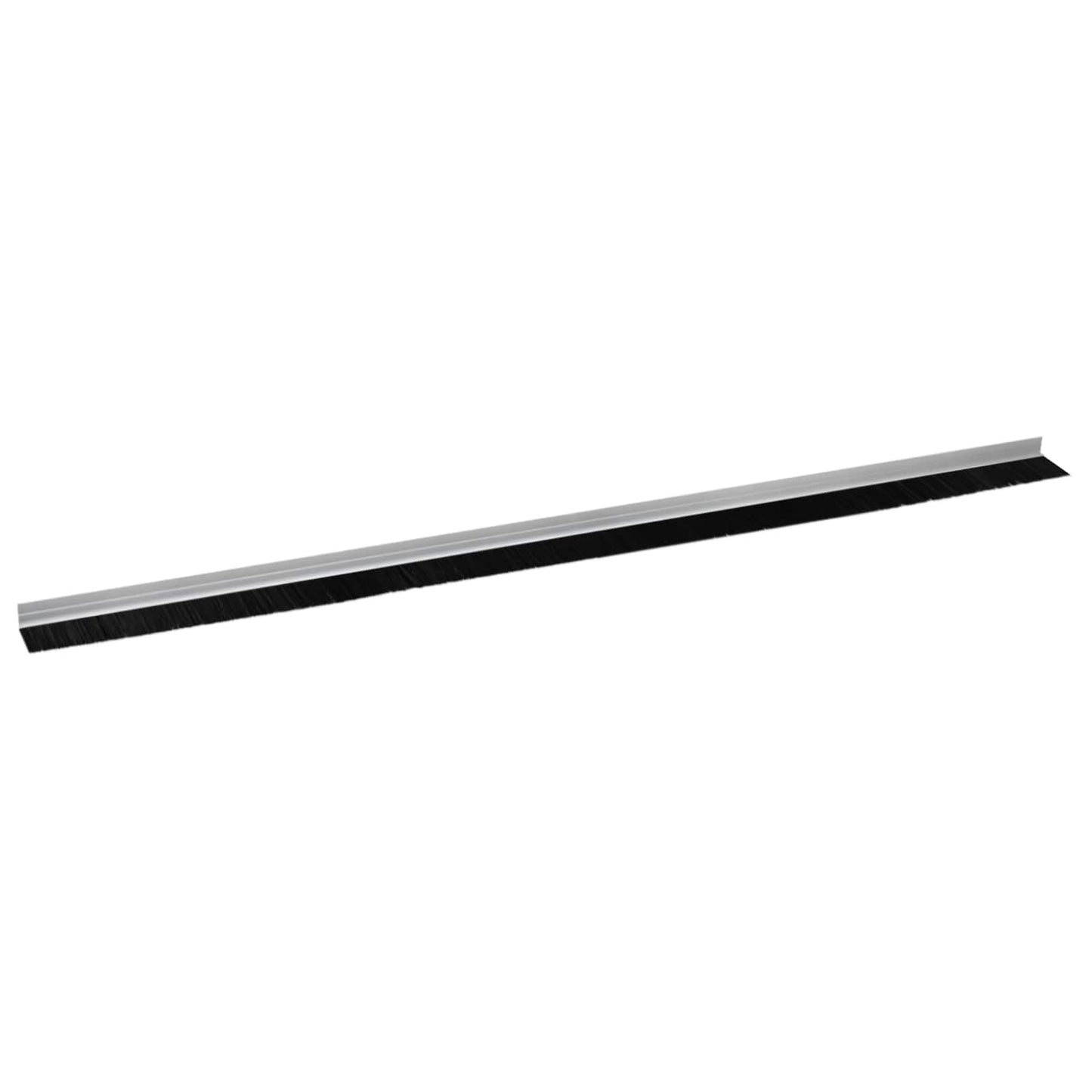 Spazzole per porte autoadesive 2 pcs Argento 100 cm | homemem39