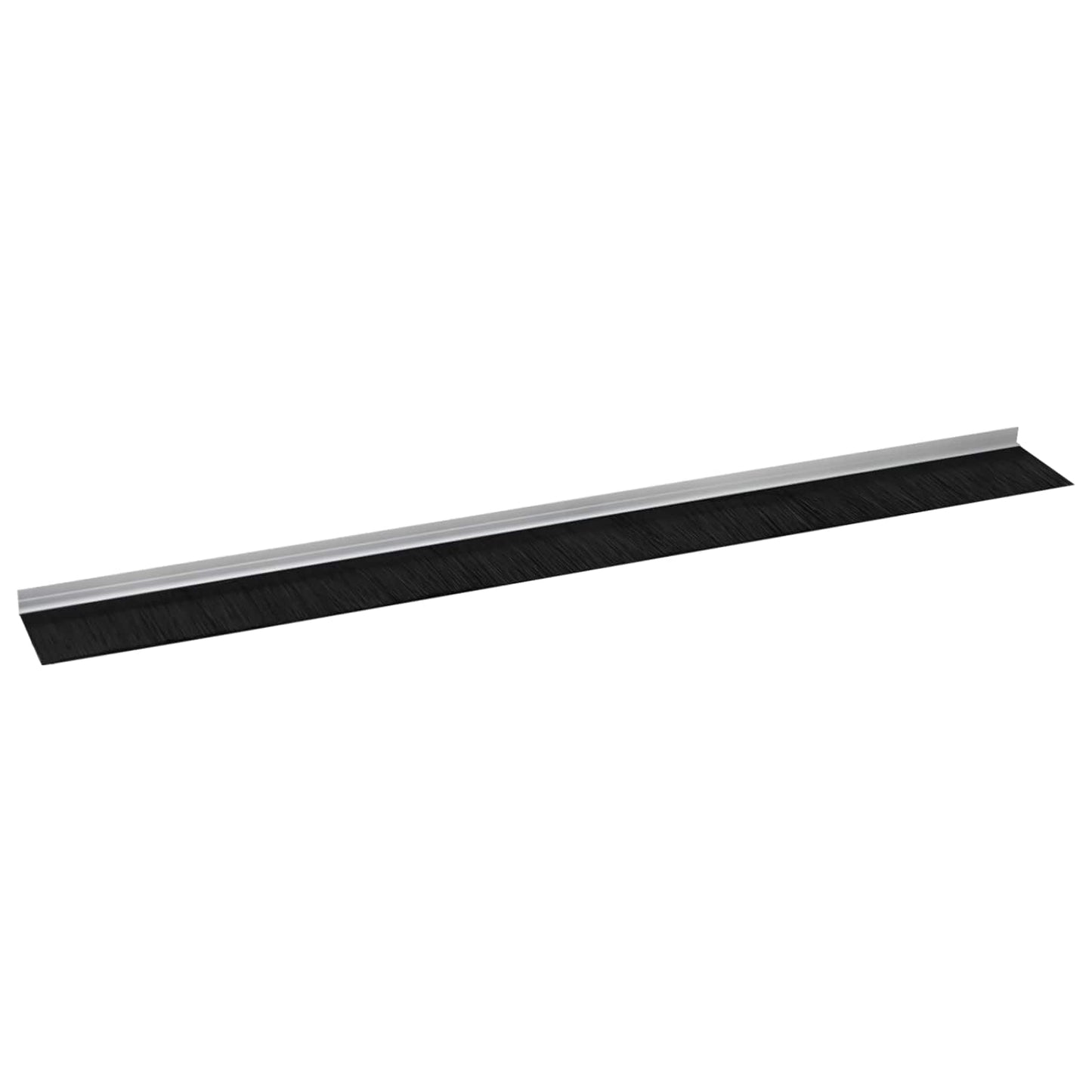 Spazzole per porte autoadesive 12 pcs Argento 100 cm | homemem39