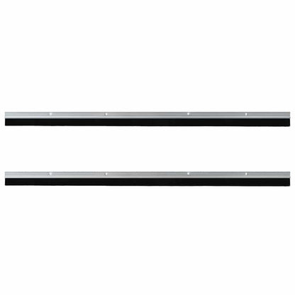 Spazzole per porte a vite 2 pcs Argento 100 cm | homemem39