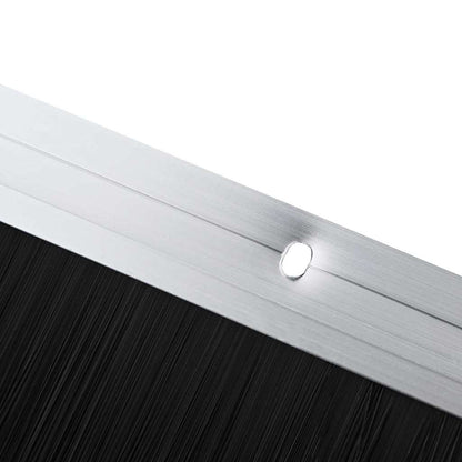 Spazzole per porte a vite 2 pcs Argento 100 cm | homemem39