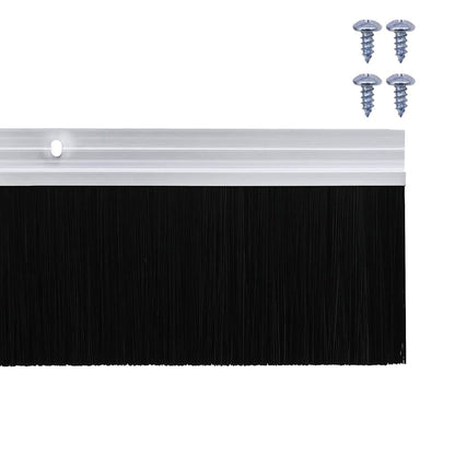 Spazzole per porte a vite 2 pcs Argento 100 cm | homemem39