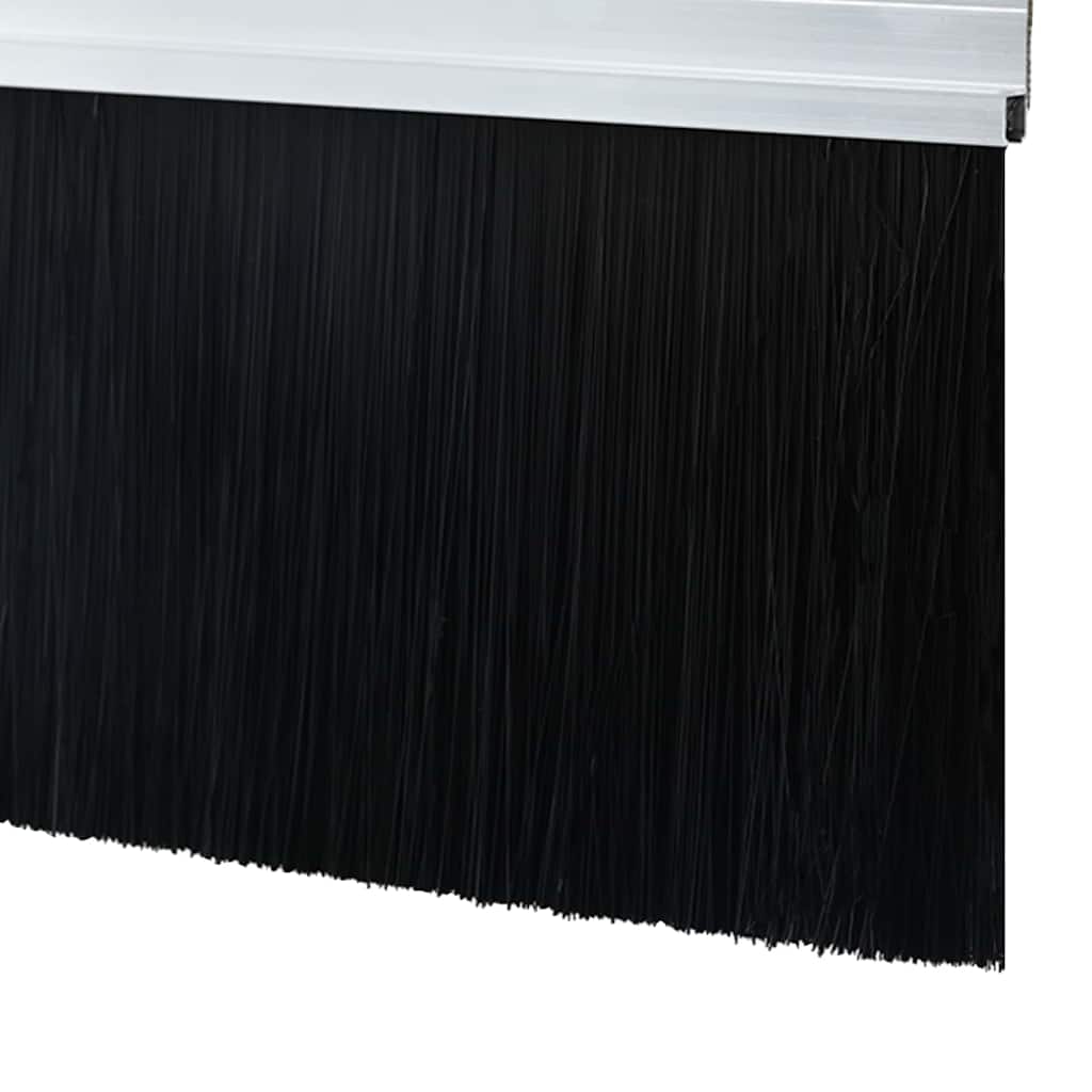 Spazzole per porte a vite 6 pcs Argento 100 cm