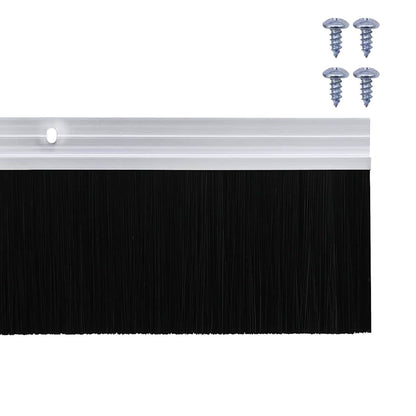 Spazzole per porte a vite 12 pcs Argento 100 cm | homemem39