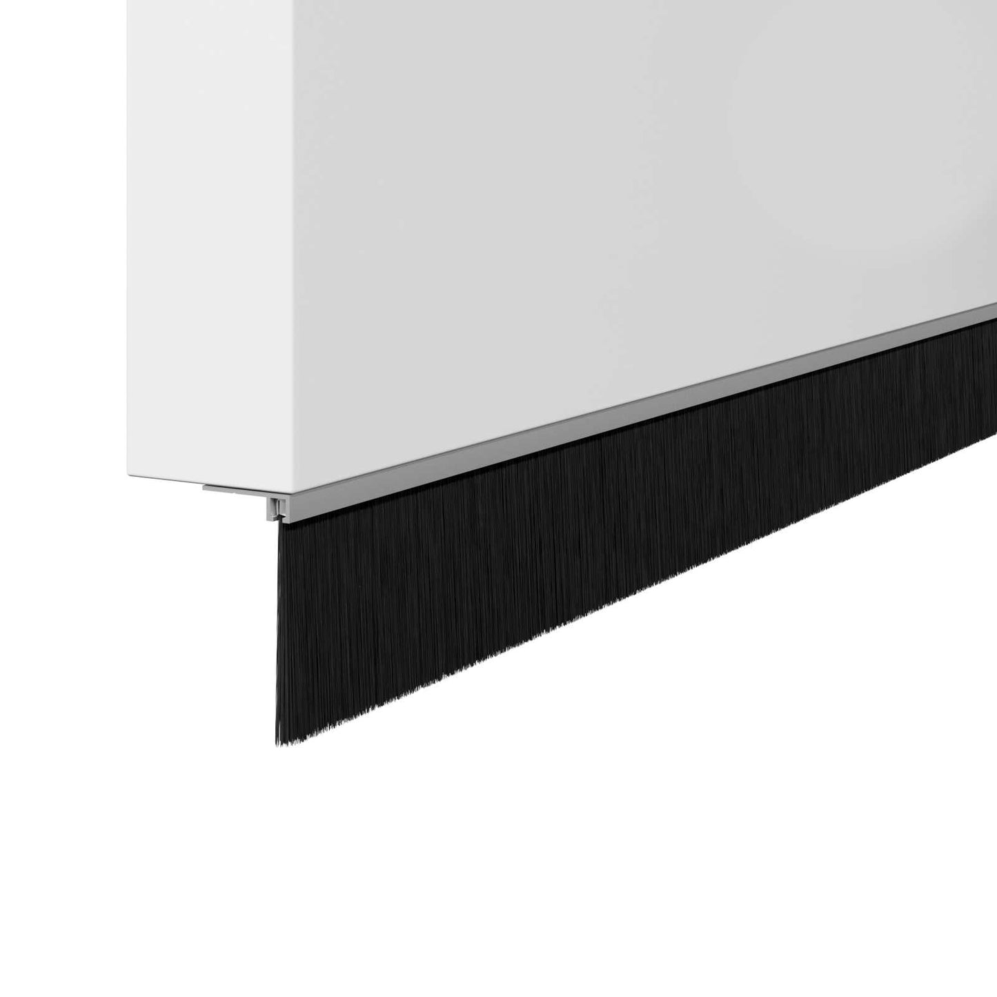 Spazzole per porte a vite 2 pcs Argento 100 cm | homemem39