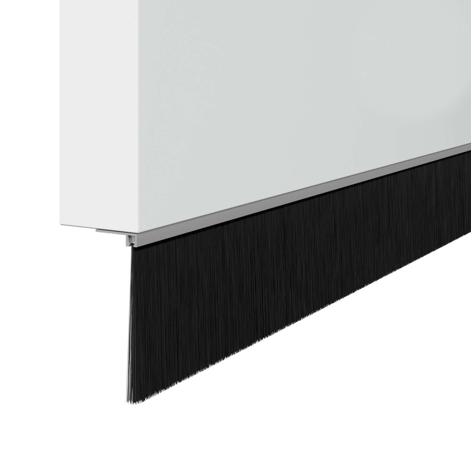 Spazzole per porte a vite 2 pcs Argento 100 cm | homemem39