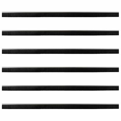 Spazzole per porte a vite 6 pcs Argento 100 cm | homemem39