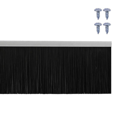 Spazzole per porte a vite 6 pcs Argento 100 cm | homemem39