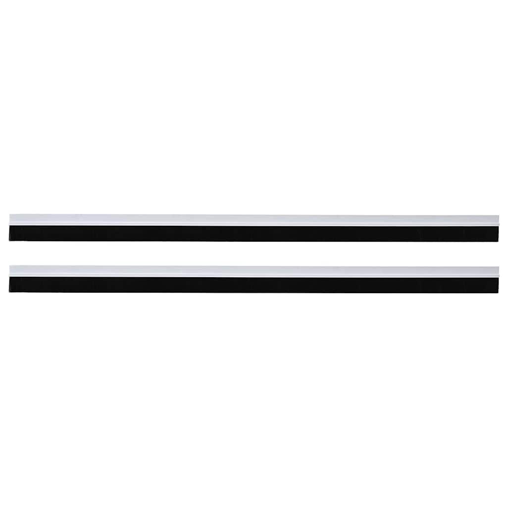 Spazzole per porte autoadesive 2 pcs Bianco 100 cm | homemem39