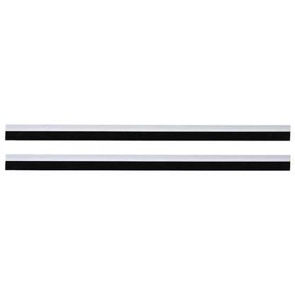 Spazzole per porte autoadesive 2 pcs Bianco 100 cm | homemem39