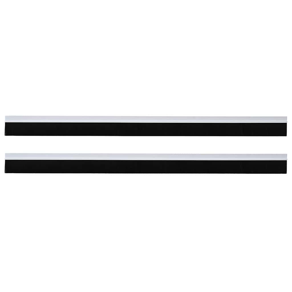 Spazzole per porte autoadesive 2 pcs Bianco 100 cm | homemem39
