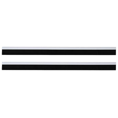 Spazzole per porte autoadesive 2 pcs Bianco 100 cm