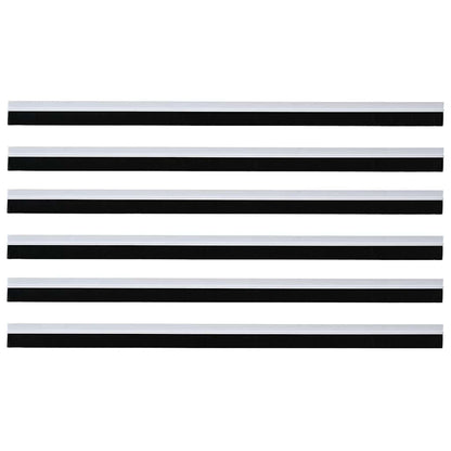 Spazzole per porte autoadesive 6 pcs Bianco 100 cm | homemem39