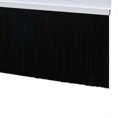 Spazzole per porte autoadesive 6 pcs Bianco 100 cm | homemem39