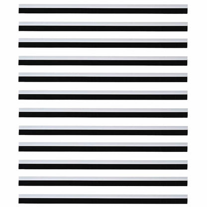 Spazzole per porte autoadesive 12 pcs Bianco 100 cm