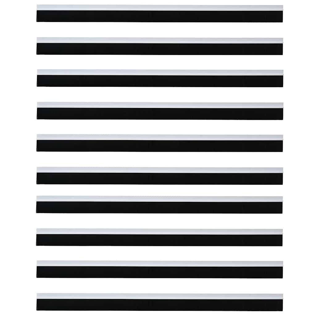 Spazzole per porte autoadesive 12 pcs Bianco 100 cm | homemem39