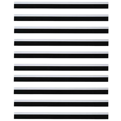 Spazzole per porte autoadesive 12 pcs Bianco 100 cm | homemem39