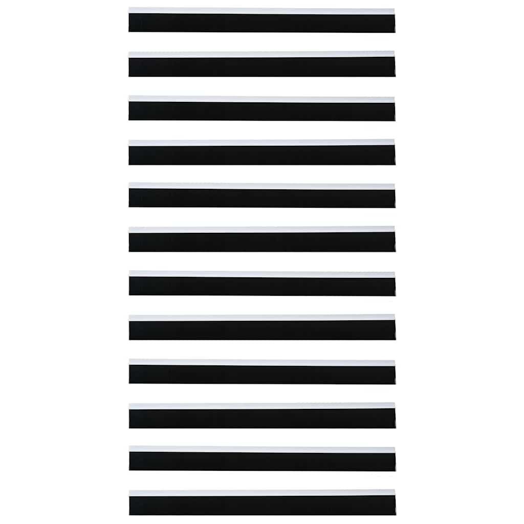Spazzole per porte autoadesive 12 pcs Bianco 100 cm