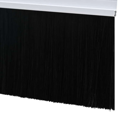 Spazzole per porte autoadesive 12 pcs Bianco 100 cm | homemem39
