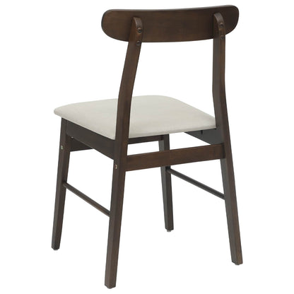 Sedia da pranzo 2 pcs Marrone Scuro e Chiaro