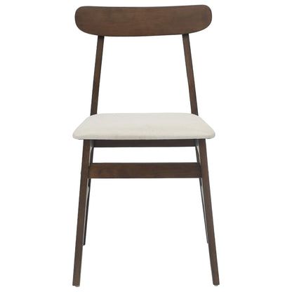 Sedia da pranzo 2 pcs Marrone Scuro e Chiaro